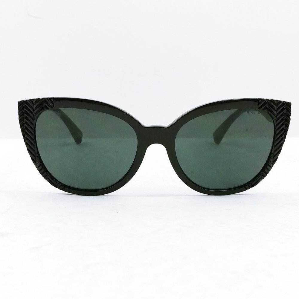 Ralph Ralph Lauren Women's Black Cat Style Sunglasses 56.18.140 3n  (Posh247)
